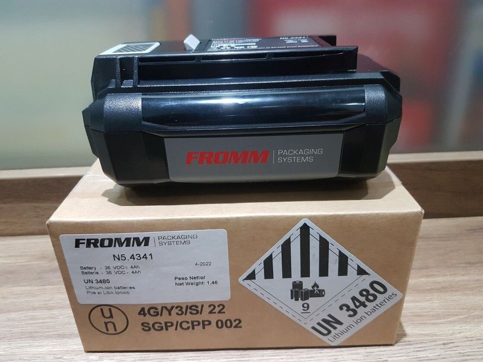 FROMM Packaging System Batterie N5.4341 Battery Akku Li 36 NEU in