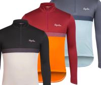 Rapha Langarm Trikot Long Sleeve Club Jersey Rot/Orange S neuwert Eimsbüttel - Hamburg Rotherbaum Vorschau