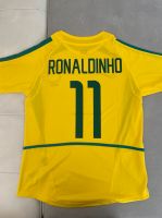 Ronaldinho Gr. L Brasilien WM 2002 Retro Fussballtrikot Baden-Württemberg - Jestetten Vorschau