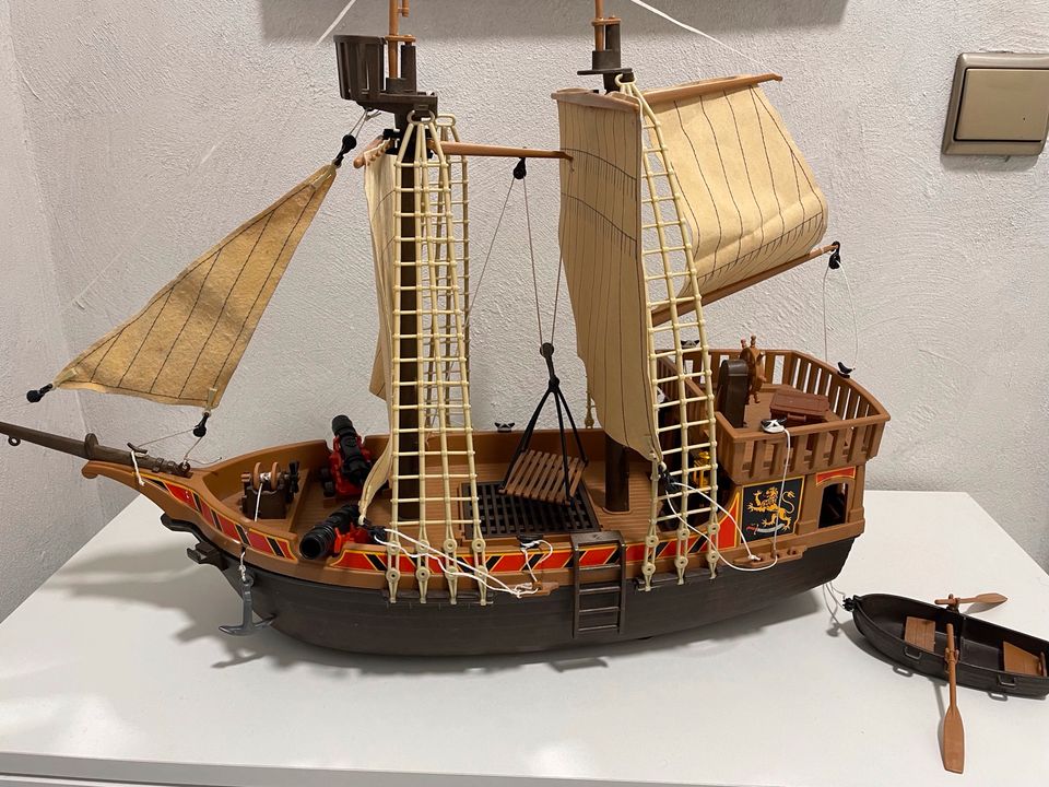 Vintage Playmobil Piratenschiff 3750, bespielt in Schalksmühle