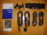 Aten 2-Port KVM-Switch - DVI Dual View - CS1642A mit allen Kabeln Berlin - Charlottenburg Vorschau