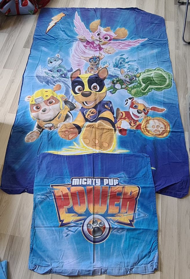 Paw Patrol Bettwäsche Kinderbettwäsche, Mighty Pup 125 x 195 cm in Jena