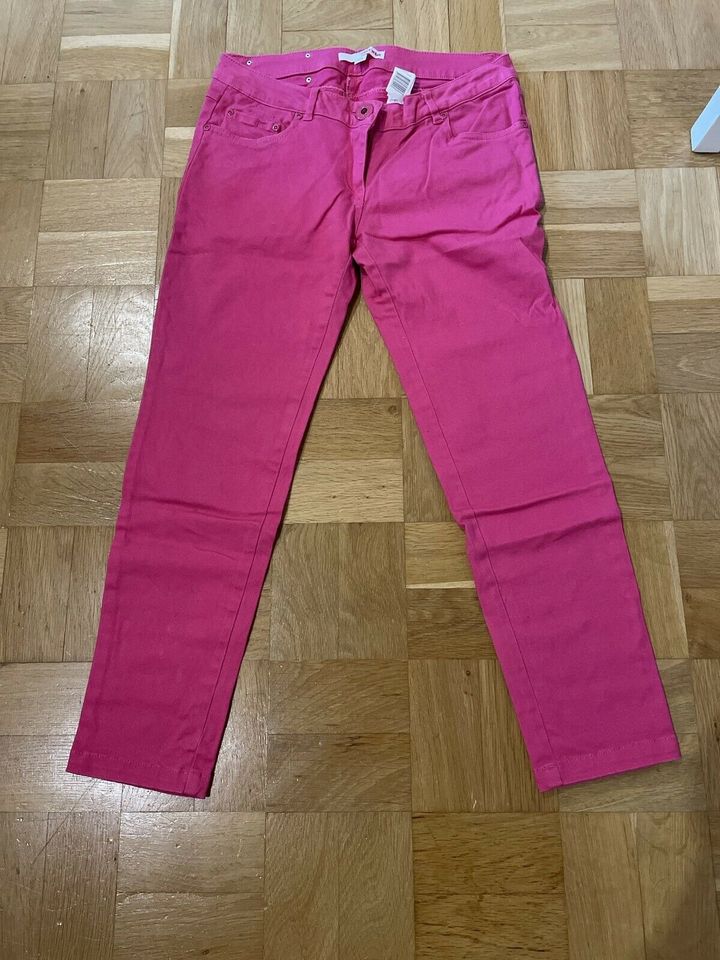 3/4 Jeans Pink Gr.36/S in Weingarten (Baden)