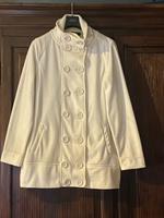 Damen Wintermantel Flanell wollweiß Gr.44 Vintage Saarland - Ottweiler Vorschau