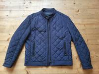 ZARA MAN Jacke Blouson Gr. XL blau gesteppt mit Stehkragen Dresden - Langebrueck Vorschau
