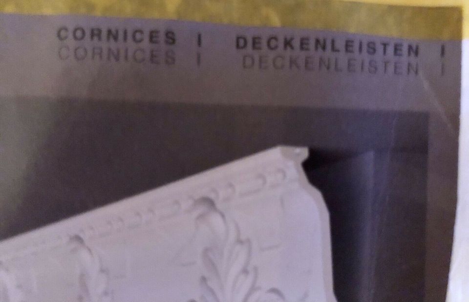 2 Cornices Stuck-/ Deckenleisten 2m x 23,5 cm original verpackt in Koblenz