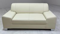 2-Sitzer Sofa Alisson natur creme Kunstleder Wohnzimmer Bielefeld - Bielefeld (Innenstadt) Vorschau