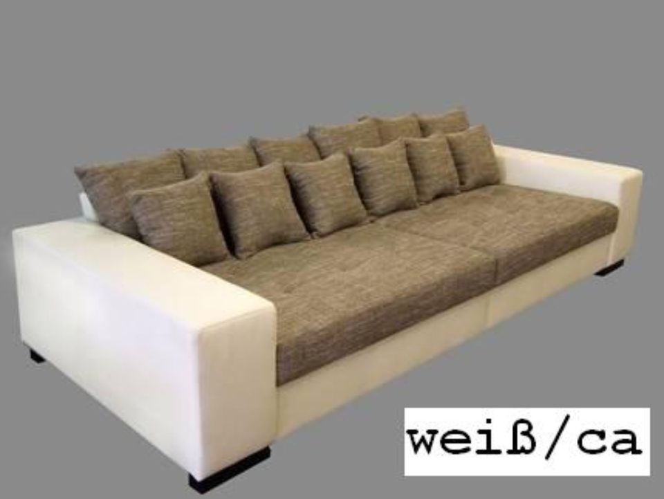 Big Sofa, XXL Couch, Megasofa , Riesensofa, mit Hocker und Kissen in Minden