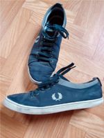 Sneaker Turnschuhe Blau Herren Größe 44 EU UK 9,5 Fred Perry Bayern - Kirchheim Ufr Vorschau