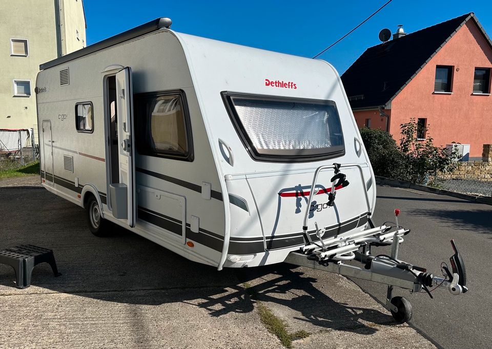 Zu vermieten, Dethleffs Wohnwagen mit 6 Betten Klimaanlage in Dresden