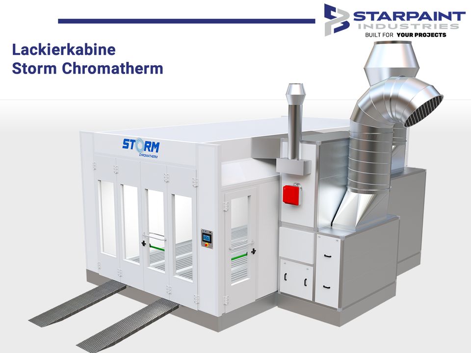Lackierkabine 8 Meter - High Tech -  Storm Chromatherm in Mainstockheim