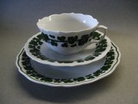 Meissen Weinlaub 3er-Gedeck Set Teetasse Untertasse Teller Hamburg-Mitte - Hamburg Billstedt   Vorschau