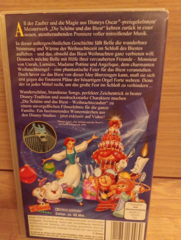 Die Schöne und das Biest, Weihnachtszauber, VHS, Sammler in Offenbach