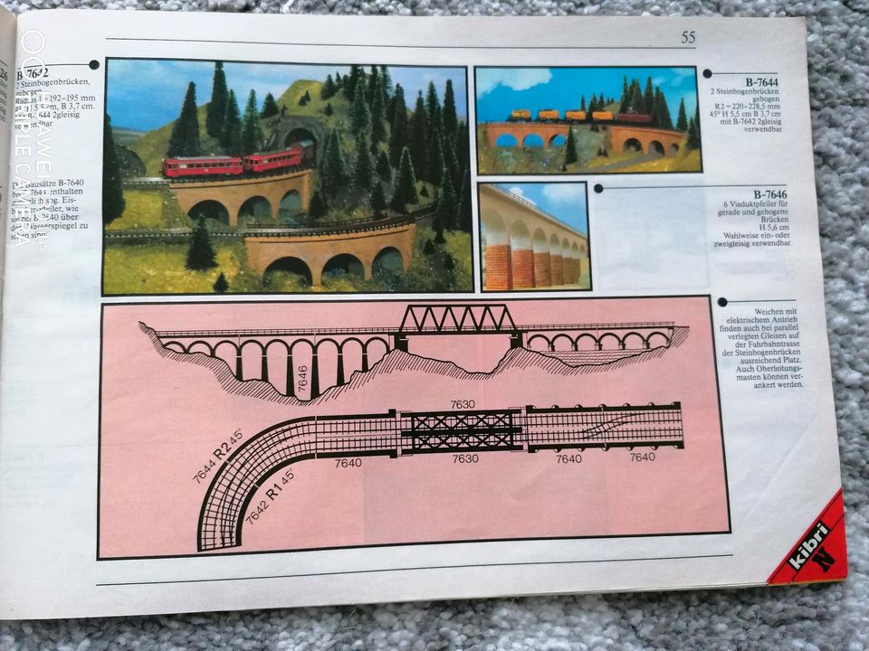 KIBRI Modellbahn-Zubehör Katalog H0+N+Z 1986/87 in Aindling