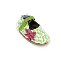 Robeez Krabbelschuhe Babyschuhe Leder Grün Blume 18-24 Mon. NEU Niedersachsen - Braunschweig Vorschau