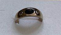 Bandring 750 Weissgold 18 Karat , Saphir Cabochon 2 Brillanten Östliche Vorstadt - Fesenfeld Vorschau