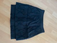 TOP! H&M schicker Rock Gr.36 / 2-lagig crushed Optik- schwarz Hessen - Hauneck Vorschau