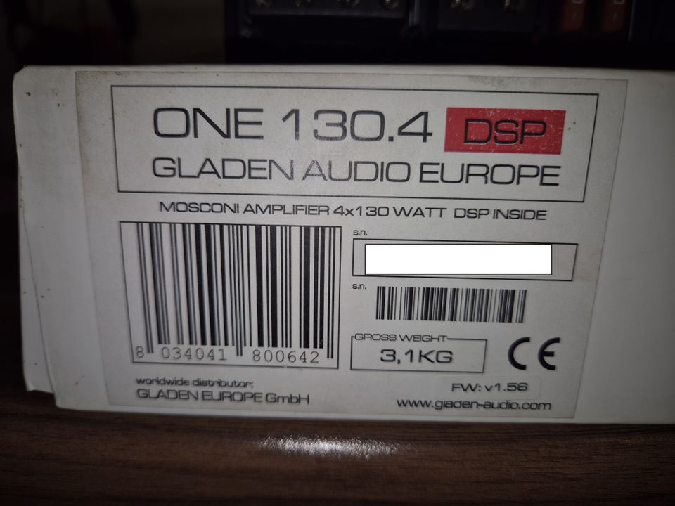 MOSCONI Gladen ONE 130.4 DSP in Hildesheim