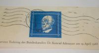 Sammler Briefmarke . Dr Konrad Adenauer Nordrhein-Westfalen - Porta Westfalica Vorschau