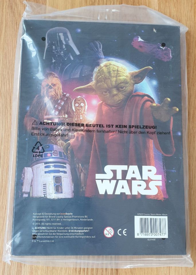 REWE STAR WARS Cosmic Shells Komplett Set + Sammelalbum + Filmbox in Oberammergau