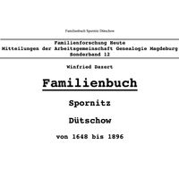 Gesucht: "Familienbuch Spornitz, Dütschow" (Ortsfamilienbuch) Hamburg - Wandsbek Vorschau