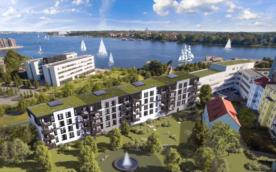 Moderner Neubau: 2-Zimmer-Eigentumswohnung am Stadthafen in Rostock