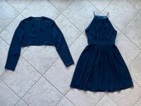 Konfirmationskleid Swing Cocktailkleid Gr. 36 Bolerojacke blau Hessen - Hüttenberg Vorschau