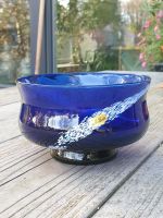 Retro Blaue Glasschale Konfekt Handarbeit 26 x 10 cm Eimsbüttel - Hamburg Schnelsen Vorschau