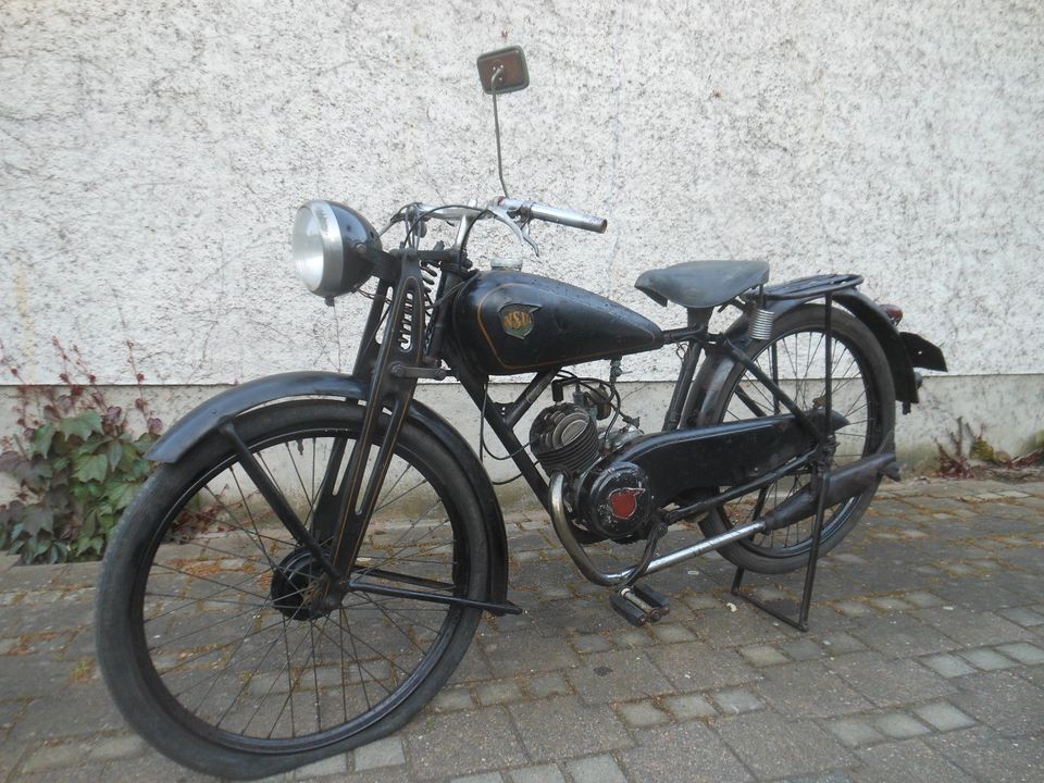 NSU Quick Oldtimer Motorrad aus 1949 Patina in Magdeburg