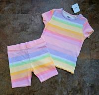 Set T-Shirt Radler Shorts Regenbogen neu 98 104 110 116 littlebee München - Schwabing-West Vorschau