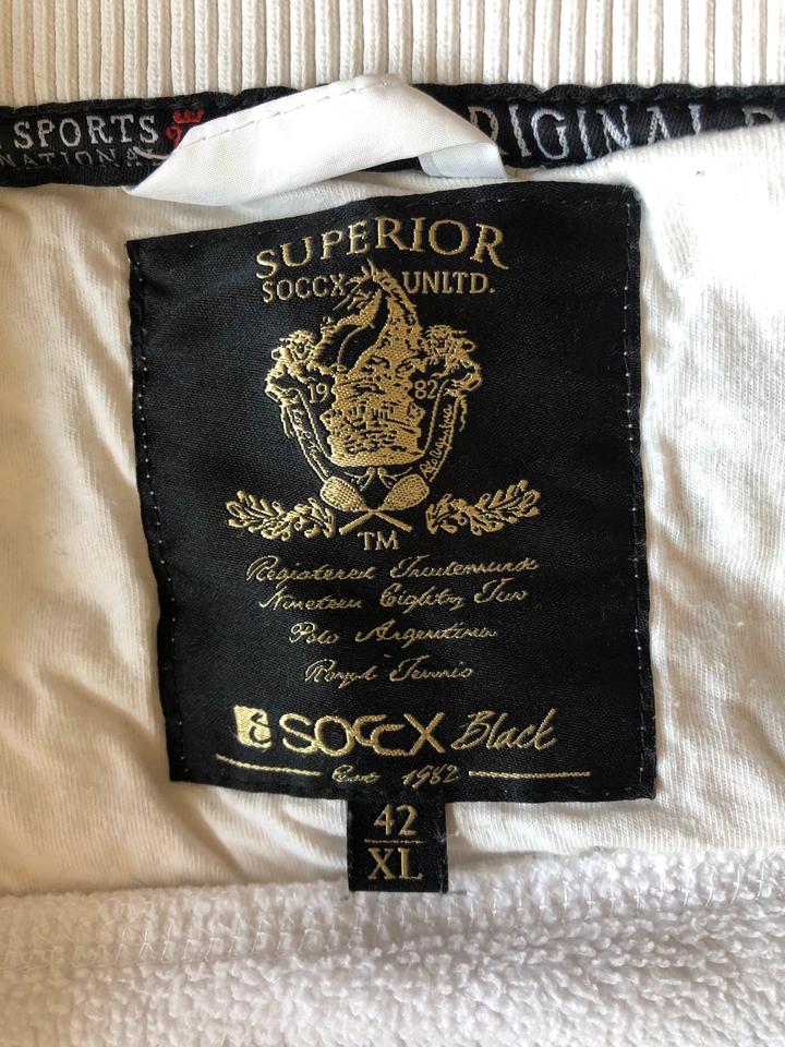 SOCCX Damenjacke Jacke Fleecejacke Tennis Maritim Weiß XL in Schwentinental