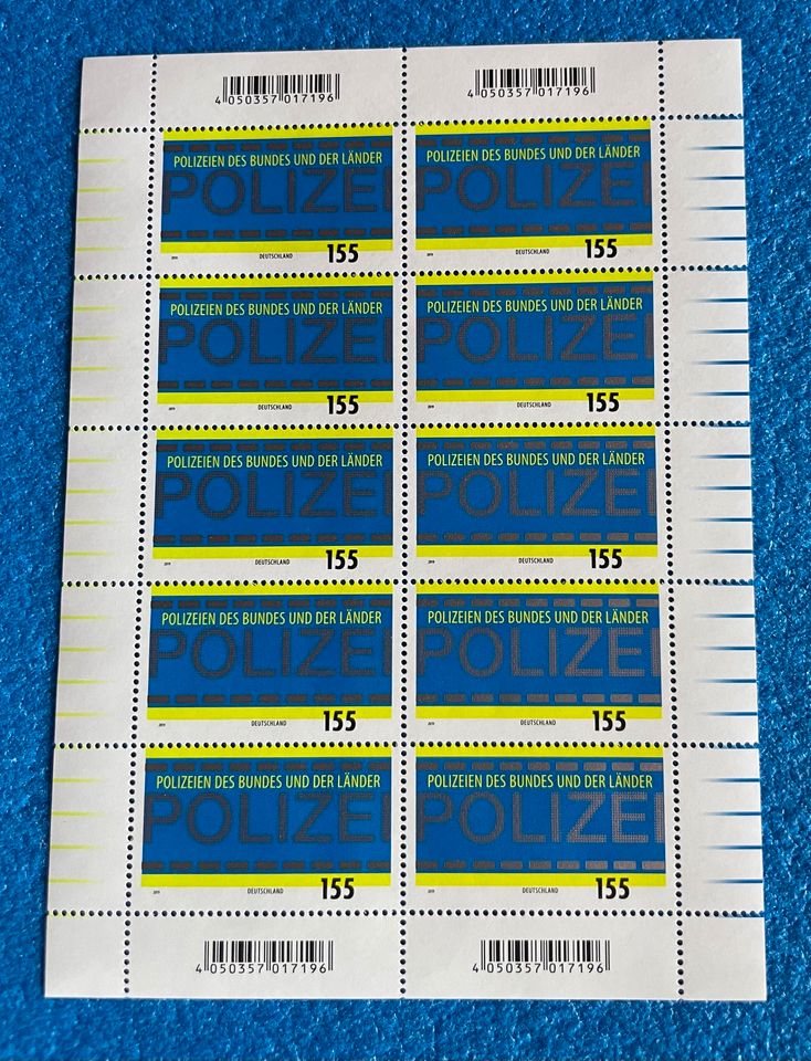 POLIZEI - POLIZEIEN DES BUNDES UND DER LÄNDER, Briefmarke in Herdorf