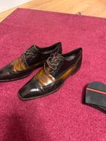 Herren Schürschuhe aus zweifarbigem Lackleder, Lloyd Bayern - Hindelang Vorschau