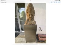 Buddha Kopf aus Stein mit Edelstahl Podest Bayern - Straubing Vorschau