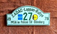 2. ADAC Lappan Ralley 1978 Polizei Schild Niedersachsen - Wildeshausen Vorschau