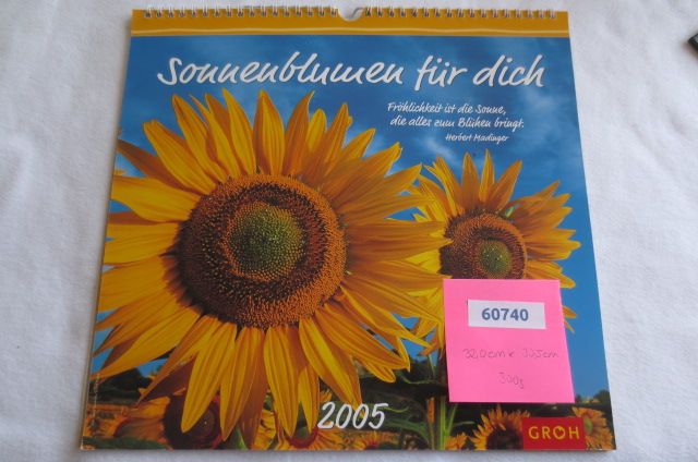 2005 - groh Kalender Sonnenblumen Sammlerstück in Flensburg