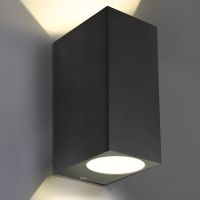 LED Wandleuchte Wandlampe Aluminium schwarz 2-flammig GU10 230V Nordrhein-Westfalen - Hagen Vorschau