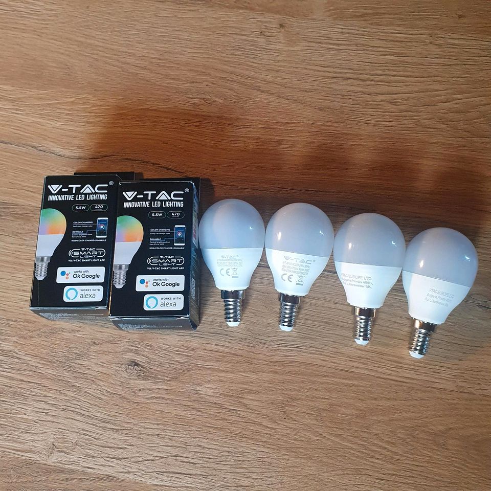 V-TAC LED Leuchtmittel | RGB | Smart | Alexa, Google | 5,5W/470Lm in Emskirchen