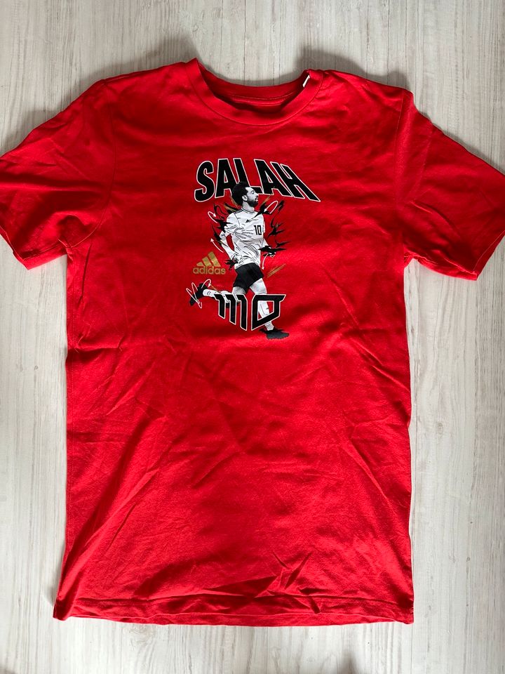 Original Adidas Shirt mo salah Fußball Gr 176 neuw in Ammersbek