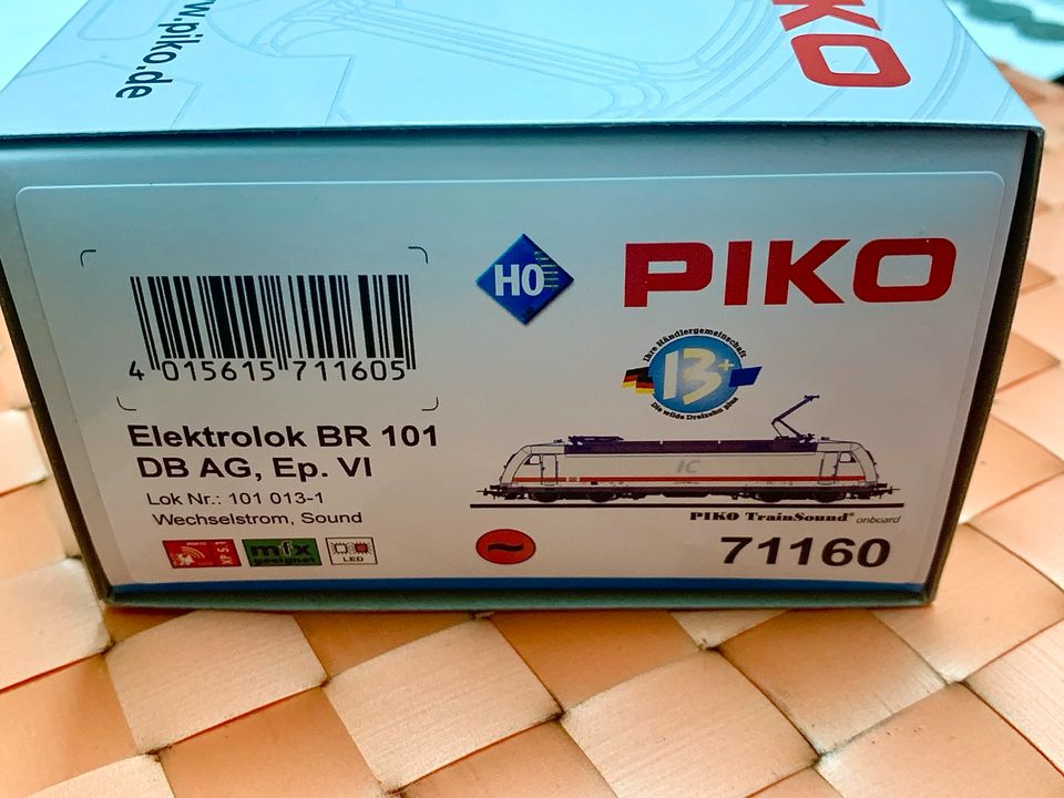 Märklin Piko HO 71160 DB BR101 IC,AC,Mfx,Sound, W13 Sondermodell in München