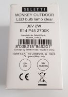 9x "MONKEY OUTDOOR LED bulb lamp clear" von Seletti, E14, 2W, 36V Leipzig - Großzschocher Vorschau