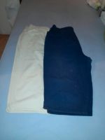 2 Caprihosen Gr.52 beige/dunkelblau Nordrhein-Westfalen - Vlotho Vorschau