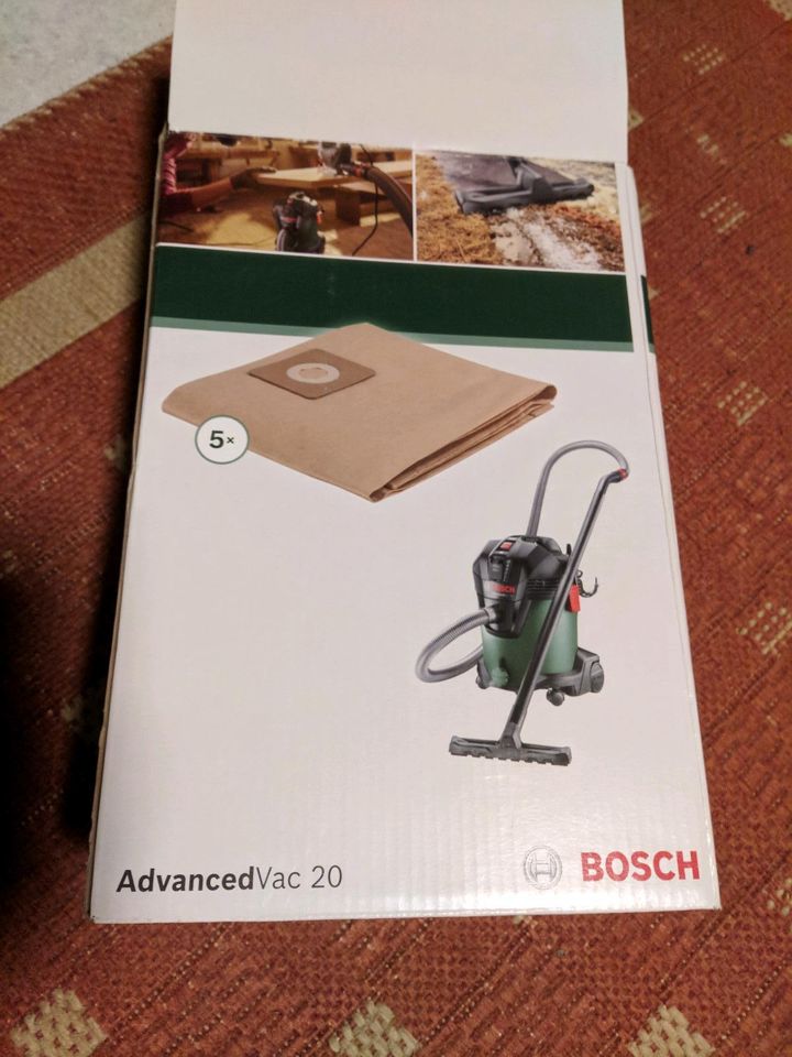 4x Papierbeutel für Bosch AdvancedVac 20 Staubsauger in Warmsroth