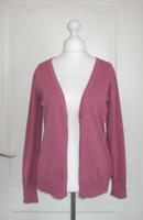 Cardigan mit Tuch Feinstrick Strickjacke Baumwolle altrosa 40 42 Hessen - Großenlüder Vorschau