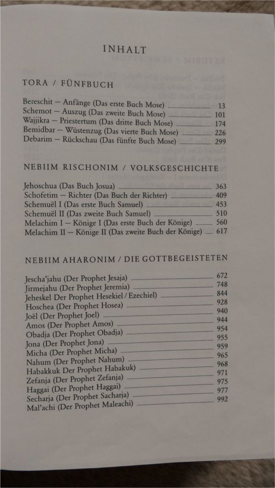 Die Heilige Schrift  ( Jüd. Übersetzung ) 25.- € in Augustusburg