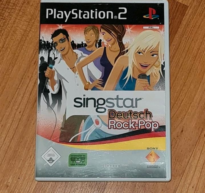 SingStar: Deutsch Rock-Pop / Sony PlayStation 2 / PS2 Spiel. in Düsseldorf