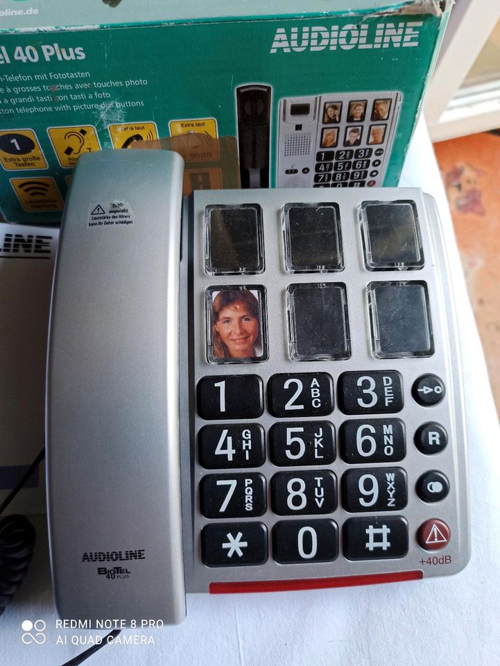 Seniorentelefon Großtastentelefon AUDIOLINE BIG TEL 40plus in Neumünster