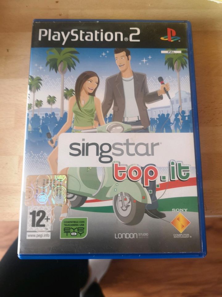 Selten Rarität Singstar Top.It Italienisch Sony Playstation 2 PS2 in Heilbronn