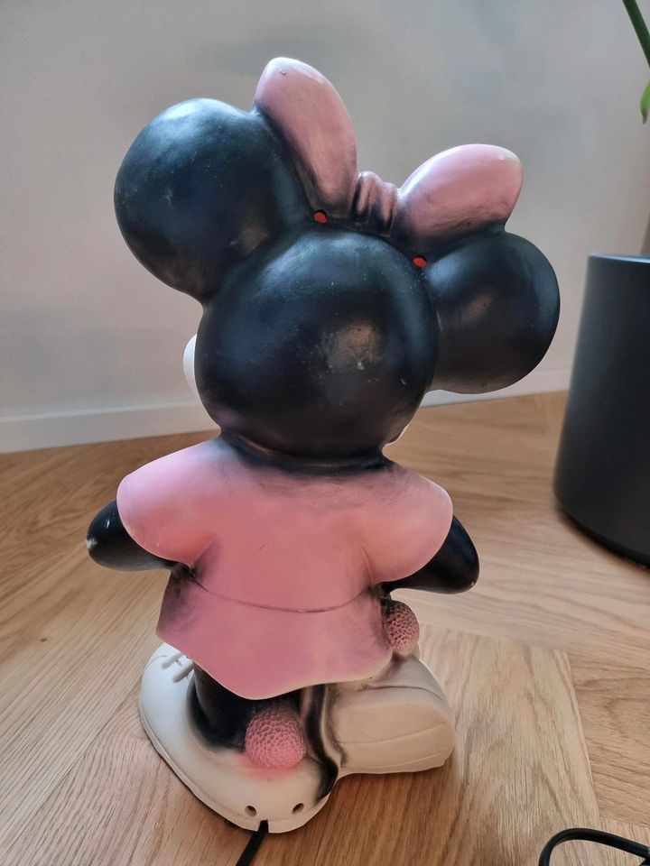 Disney Minnie Mouse Lampe Vintage alt Tennis rosa Maus Stehlampe in Dresden