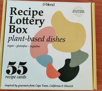 "Recipe Lottery Box", neu, Rezeptideen, vegan, glutenfrei, englis Bayern - Bamberg Vorschau